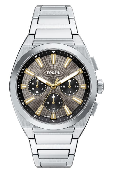 Everett Chronograph Bracelet Watch, 42mm