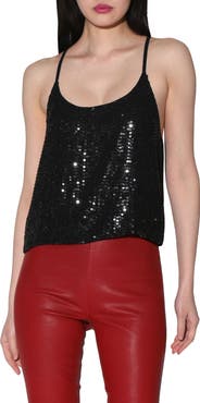 Walter Baker Amber Sequin Camisole