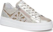 NeroGiardini Metallic Side Zip Platform Sneaker
