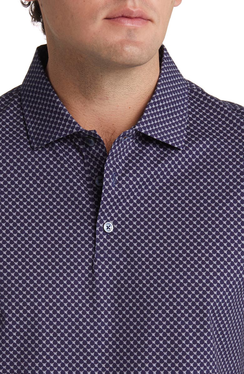 Bugatchi Victor OoohCotton<sup>®</sup> Microprint Polo, Alternate, color,