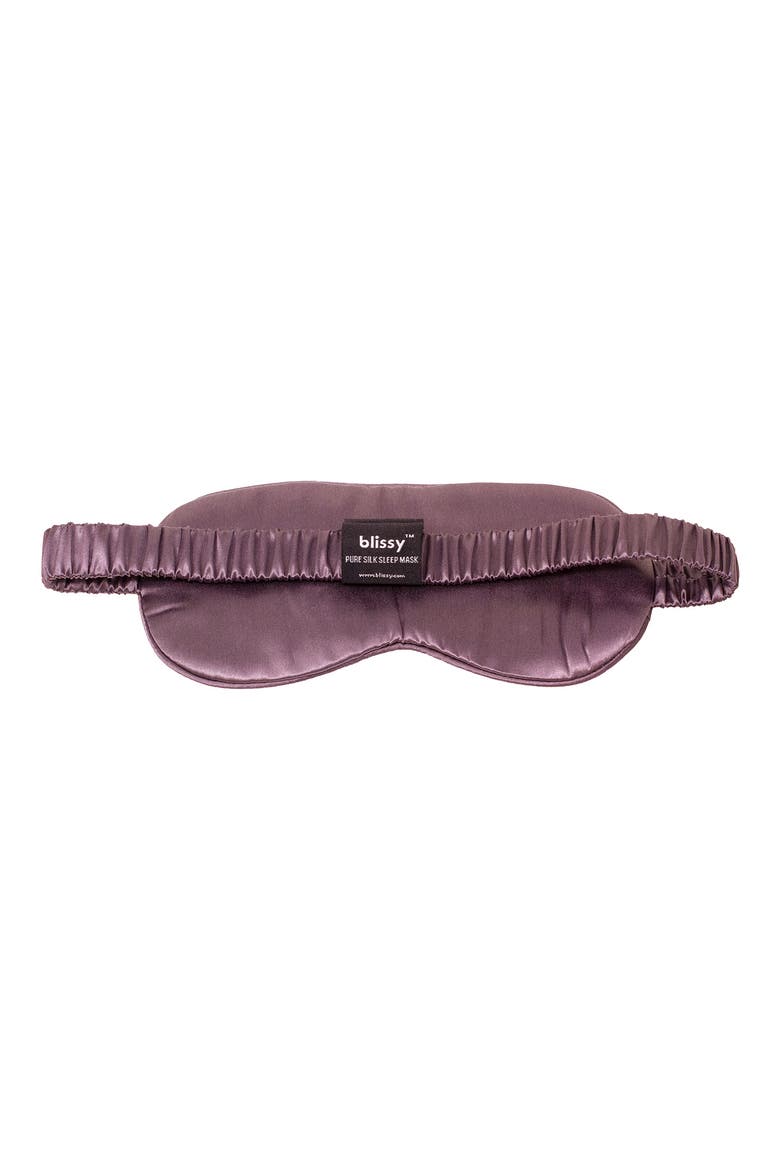 Silk Sleep Mask, Alternate, color, PLUM