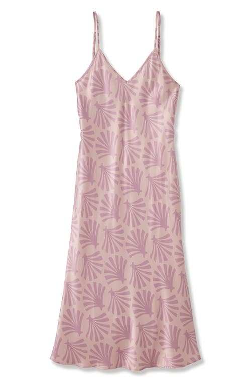 Petite Plume Cosette Silk Nightgown In Pink