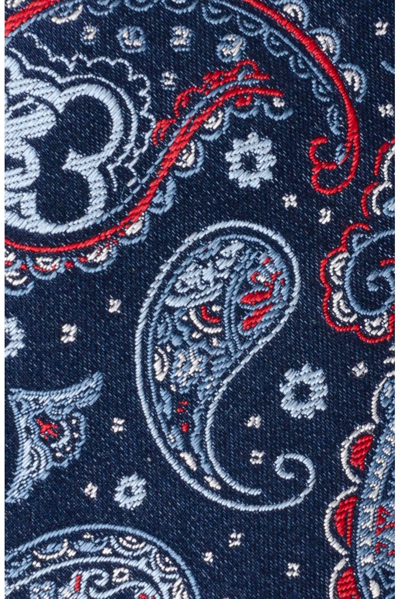 x Disney Mickey & Friends Paisley Silk Tie, Alternate, color, NAVY