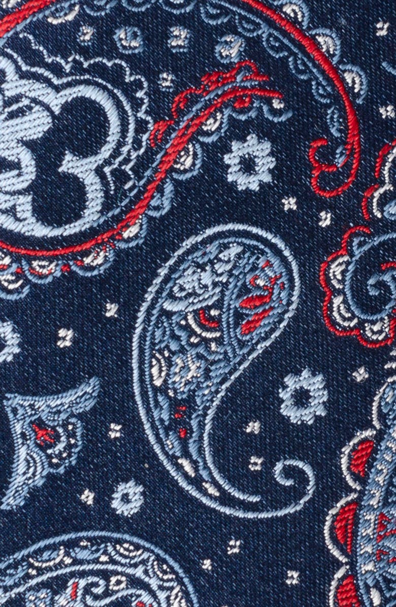 Cufflinks, Inc. x Disney Mickey & Friends Paisley Silk Tie, Alternate, color, Navy