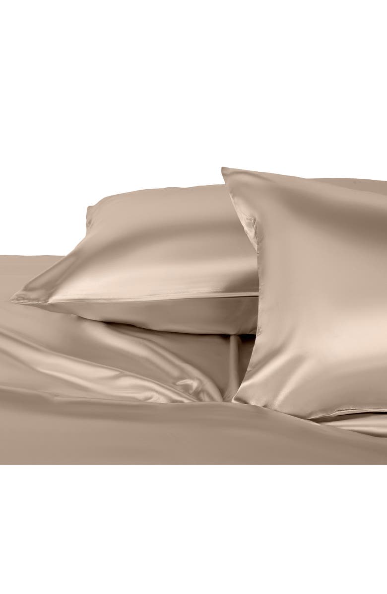 Martex Elegance Satin Pillowcases, Alternate, color, Champagne