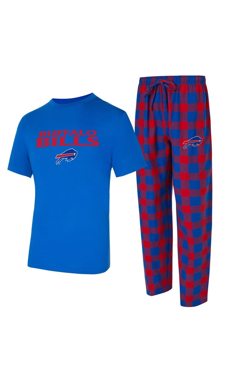 CONCEPTS SPORT Men
s Concepts Sport Royal/Red Buffalo Bills Big
Tall Avondale T-Shirt
Flannel Pants Sleep Set, Main, color, Royal