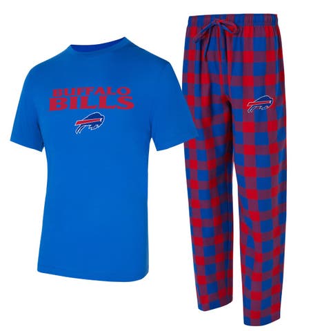Men
s Concepts Sport Royal/Red Buffalo Bills Big 
Tall Avondale T-Shirt 
Flannel Pants Sleep Set