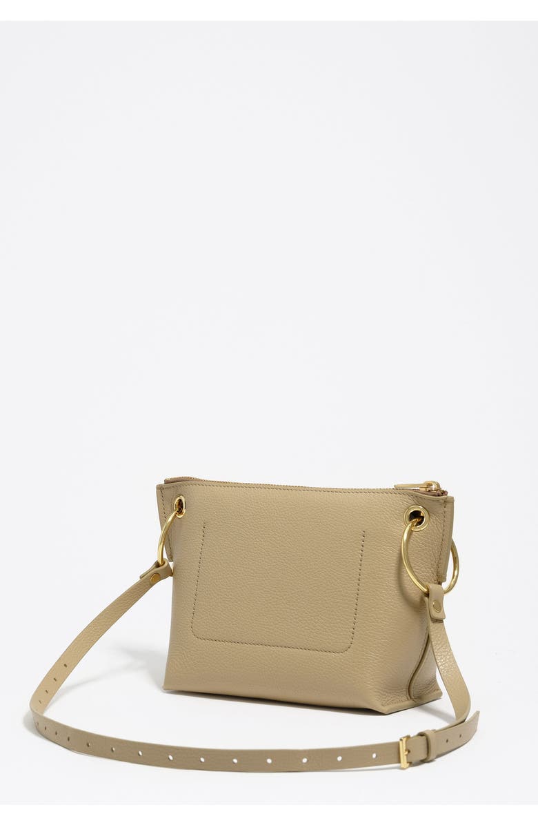 Bimba y Lola Leather Medium Trapezium Bag, Alternate, color, Cairo