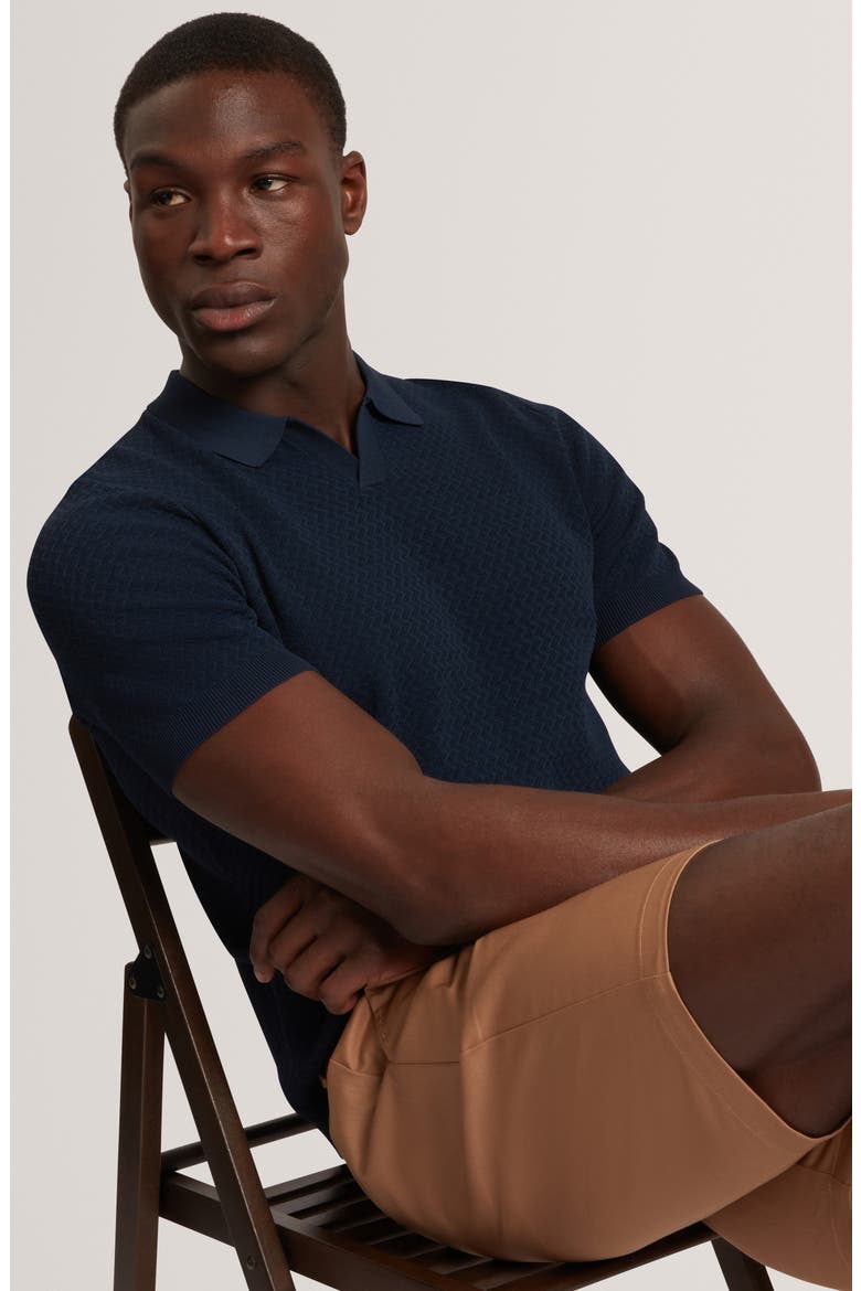 Luthen Zigzag Polo, Alternate, color, NAVY