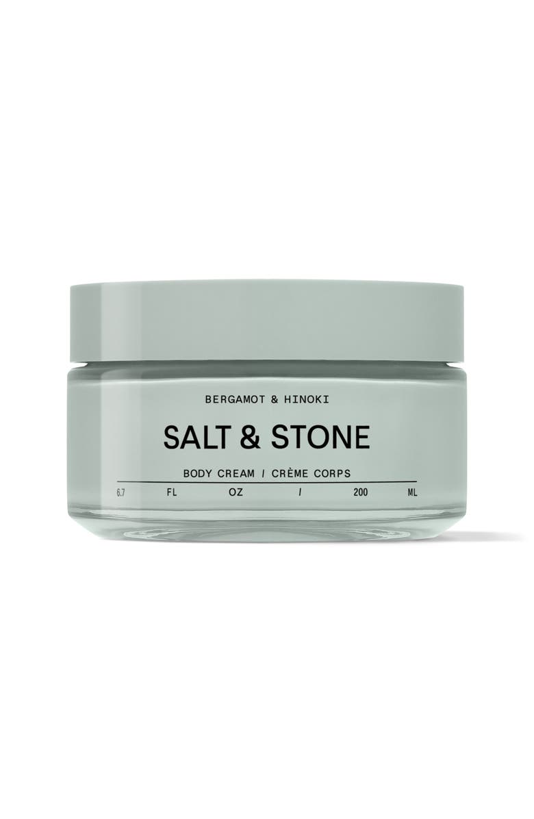 SALT & STONE Bergamot Hinoki Body Cream, Main, color, Bergamot & Hinoki