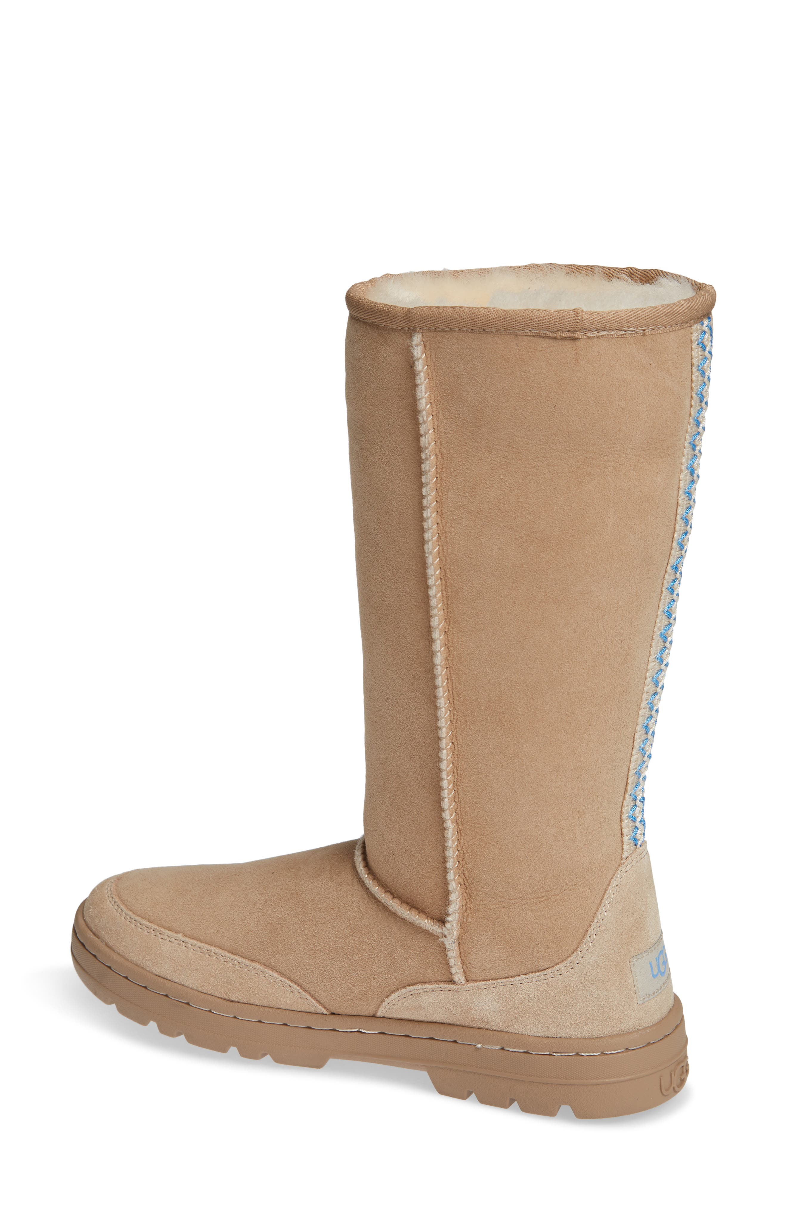 Ultra Revival Genuine Shearling Tall Boot, Alternate, color, SAND