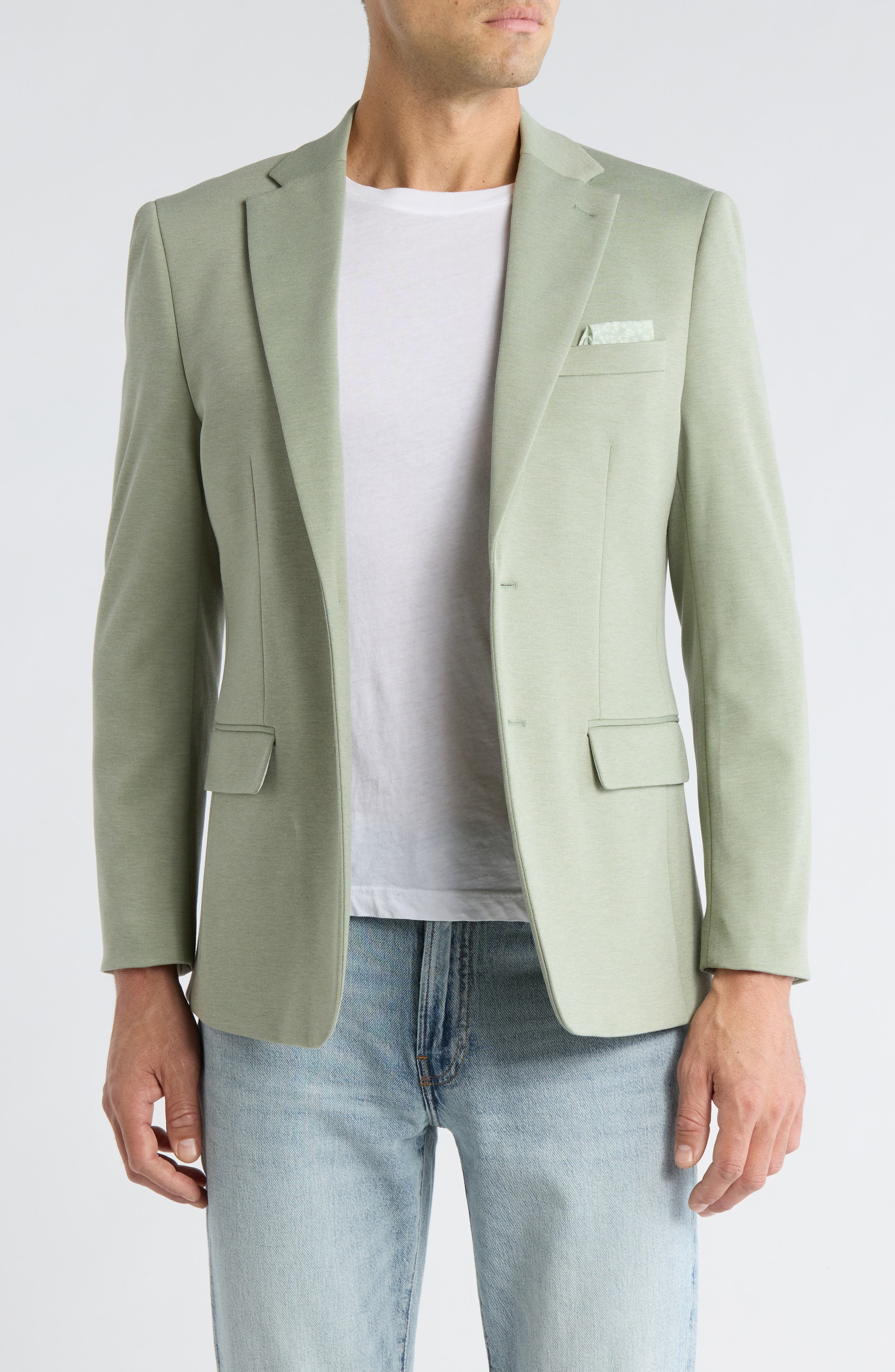 Lucky Brand Piqué Knit Sport Coat