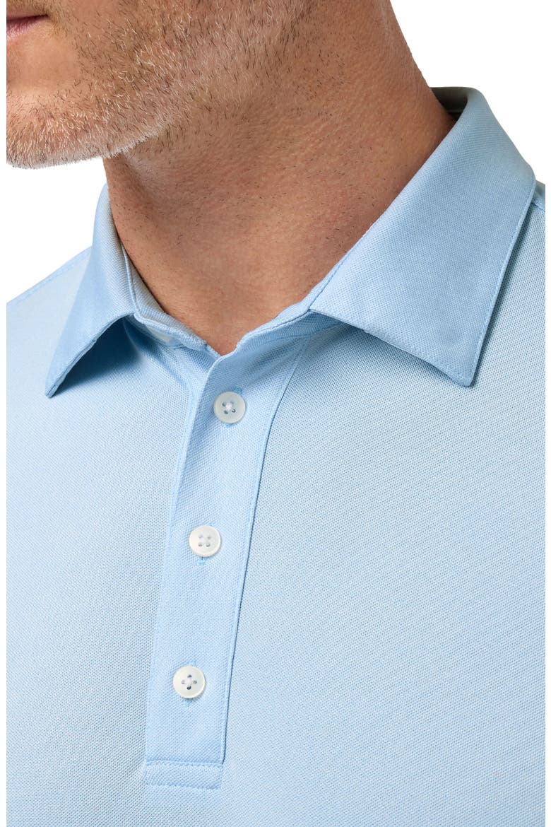 Harper Long Sleeve Performance Polo, Alternate, color, CLOUD BLUE