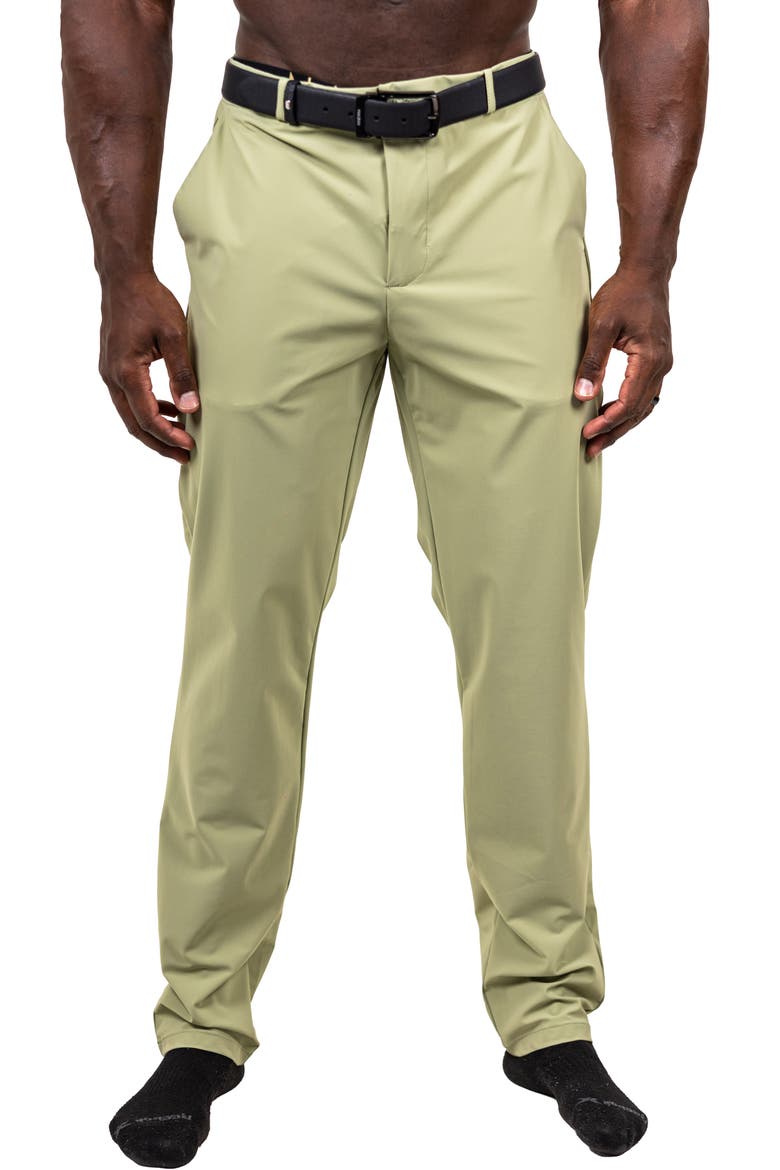 Workout Stretch Pants, Alternate, color, GREEN