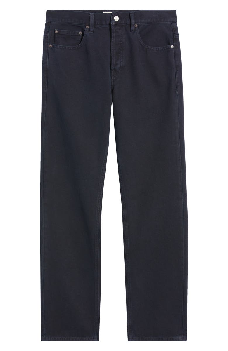 FRAME The Straight Leg Canvas Jeans, Alternate, color, Dark Navy