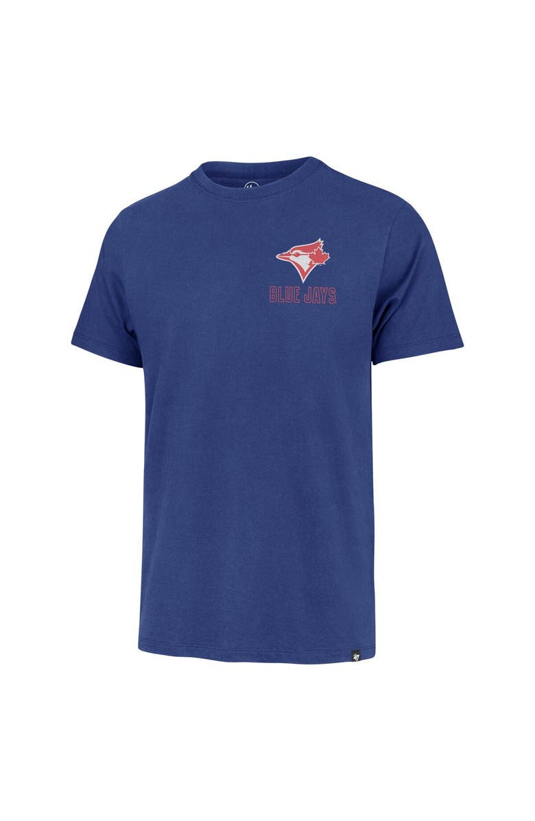 '47 Men's '47 Royal Toronto Blue Jays Hang Back Franklin T-Shirt, Alternate, color, Royal