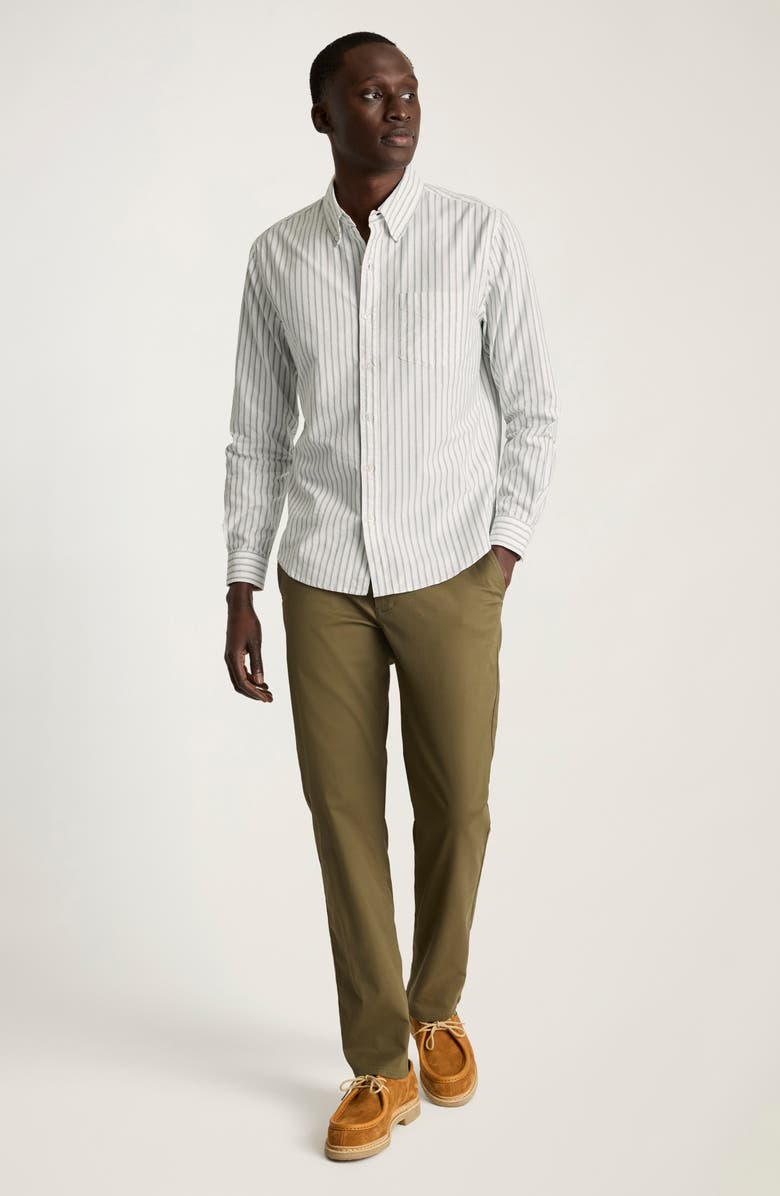 Bonobos Stripe Stretch Oxford Button-Down Shirt, Alternate, color, Rod Ford Stripe