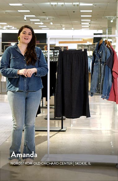 Eileen Fisher Organic Linen Cargo Skirt (Women) | Nordstromrack