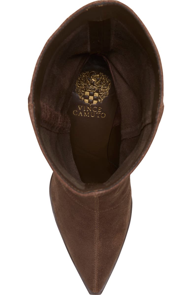 Vince Camuto Lorrys Whipstitch Block Heel Boot, Alternate, color, Toasted Taupe