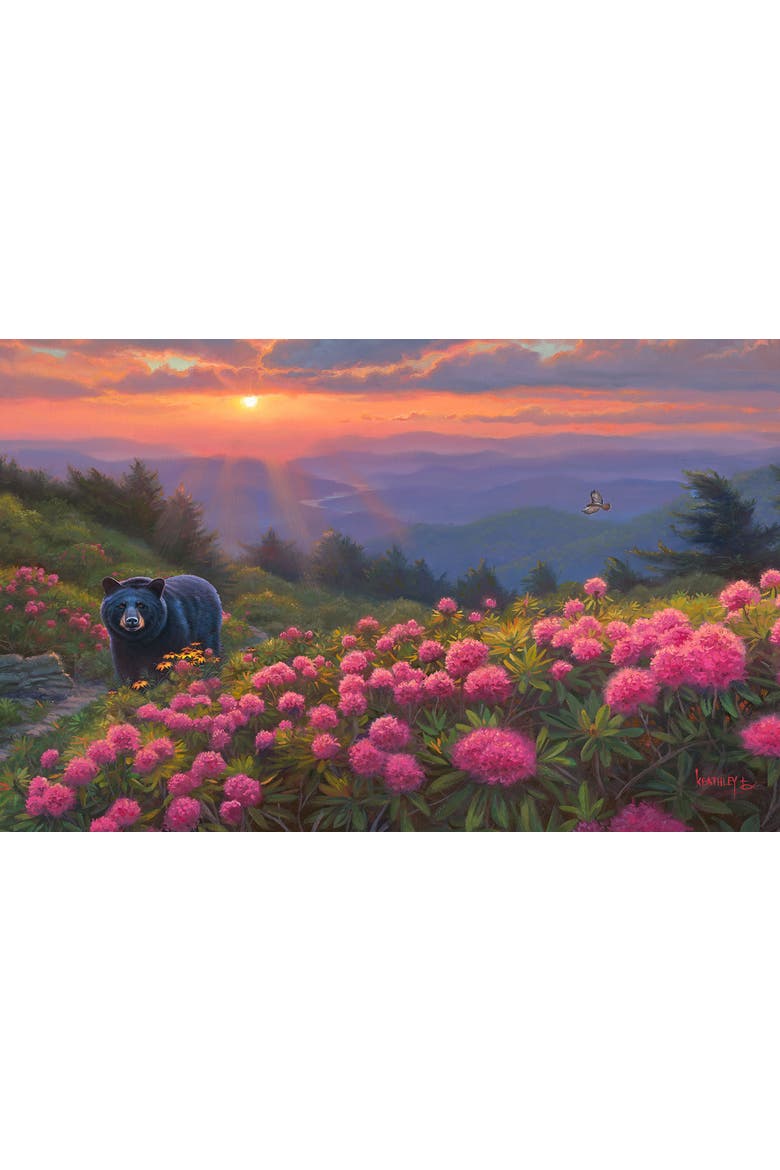 Craggy Mountain Sunset 550 piece Jigsaw Puzzle for Adults, Alternate, color, Multicolor