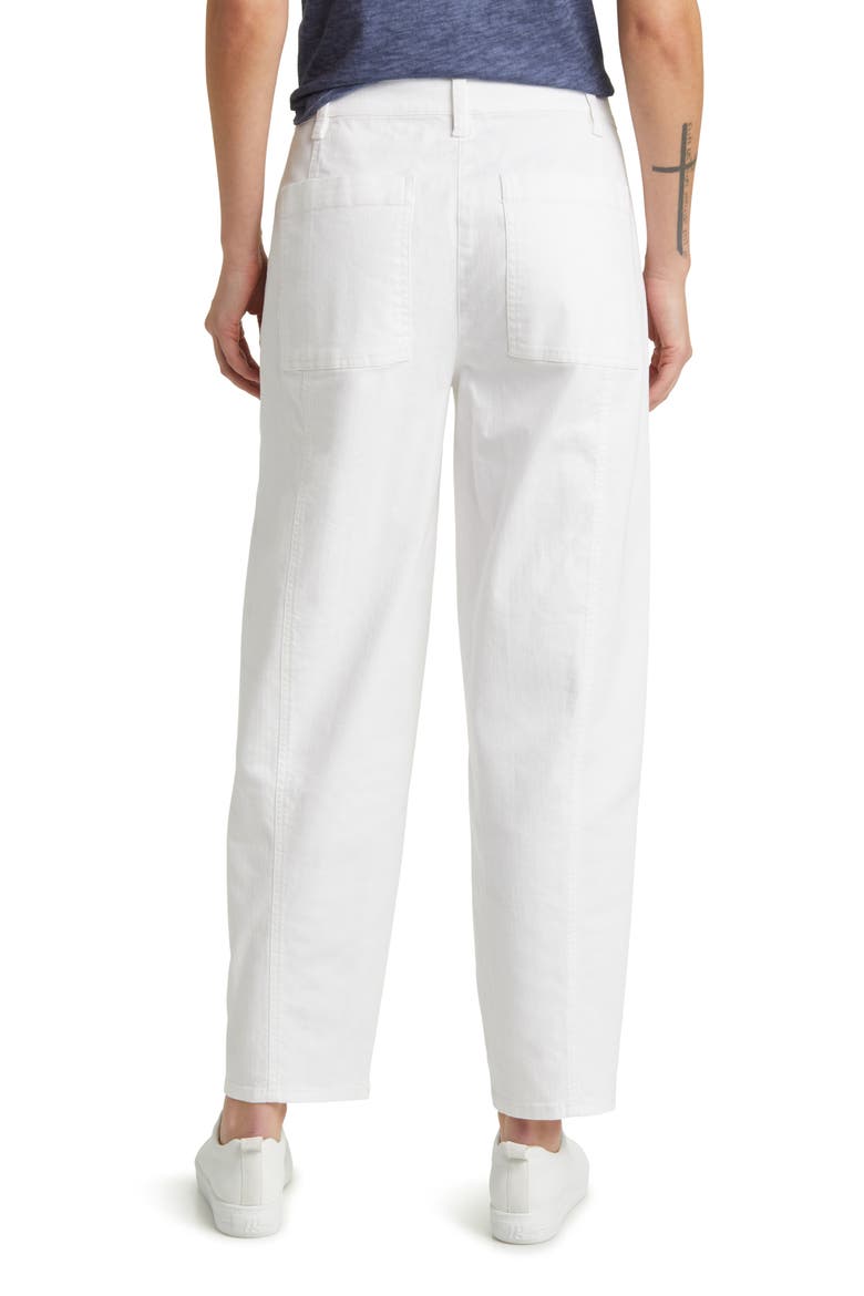 Ankle Lantern Jeans, Alternate, color, WHITE