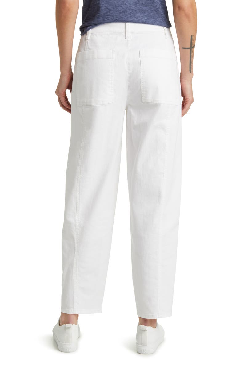 Eileen Fisher Ankle Lantern Jeans, Alternate, color, White