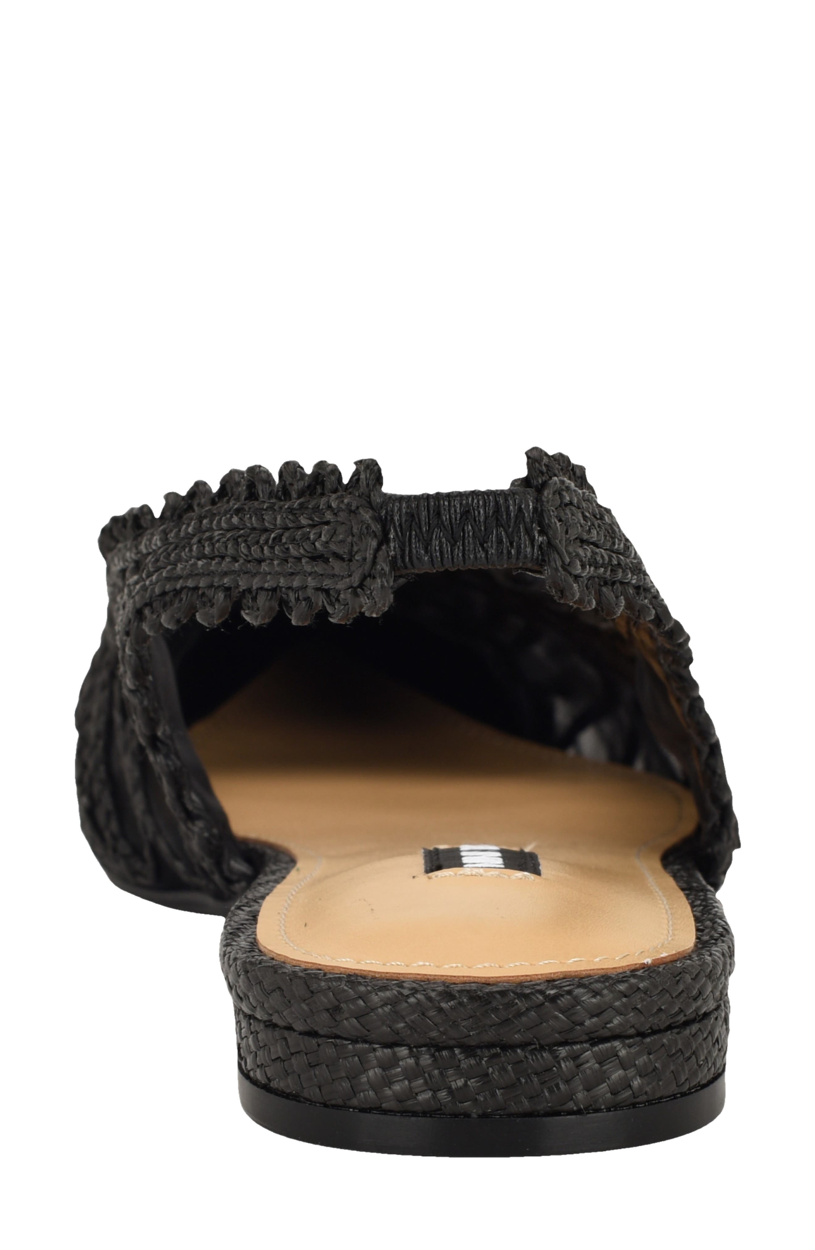 Nine West Jovias Slingback Pointed Toe Flat, Alternate, color, Black