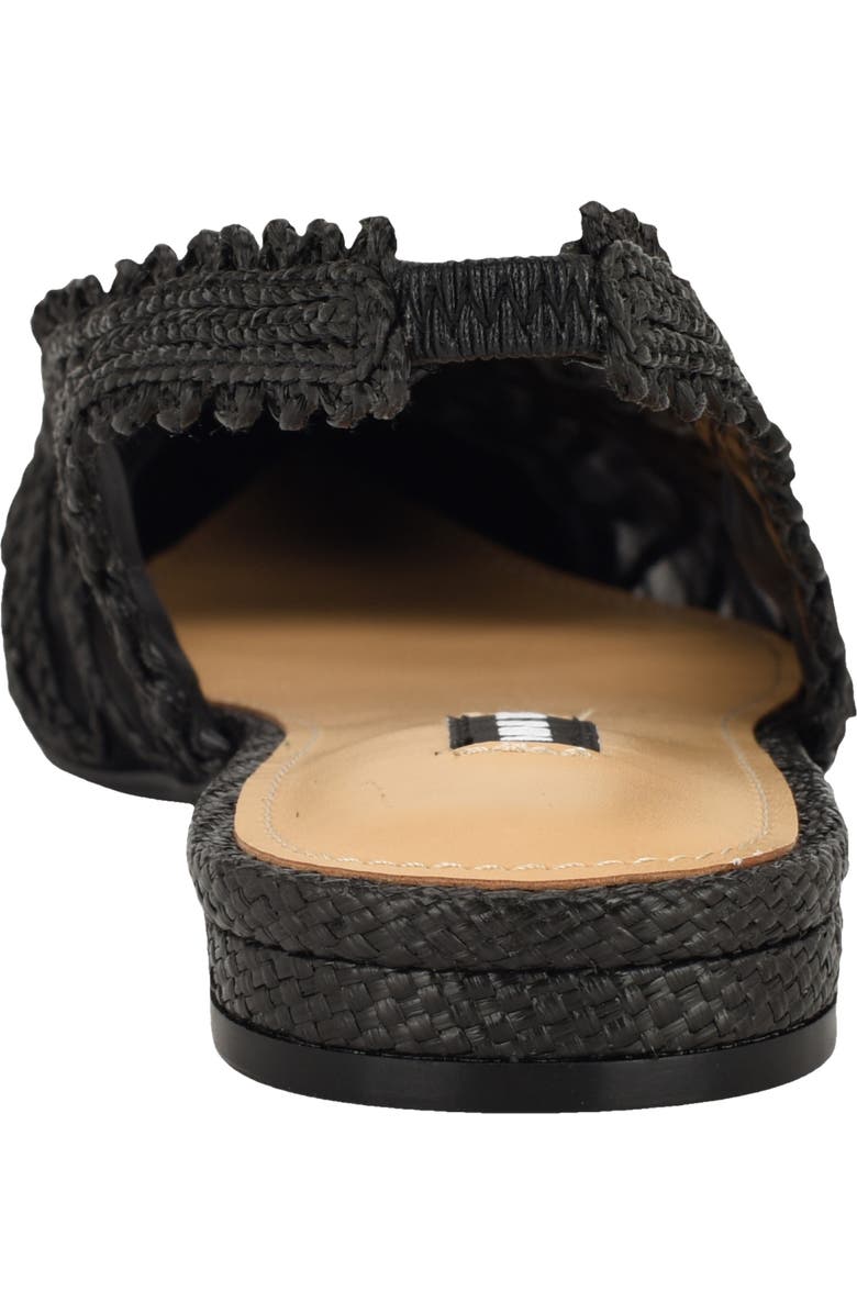 Nine West Jovias Slingback Pointed Toe Flat, Alternate, color, Black