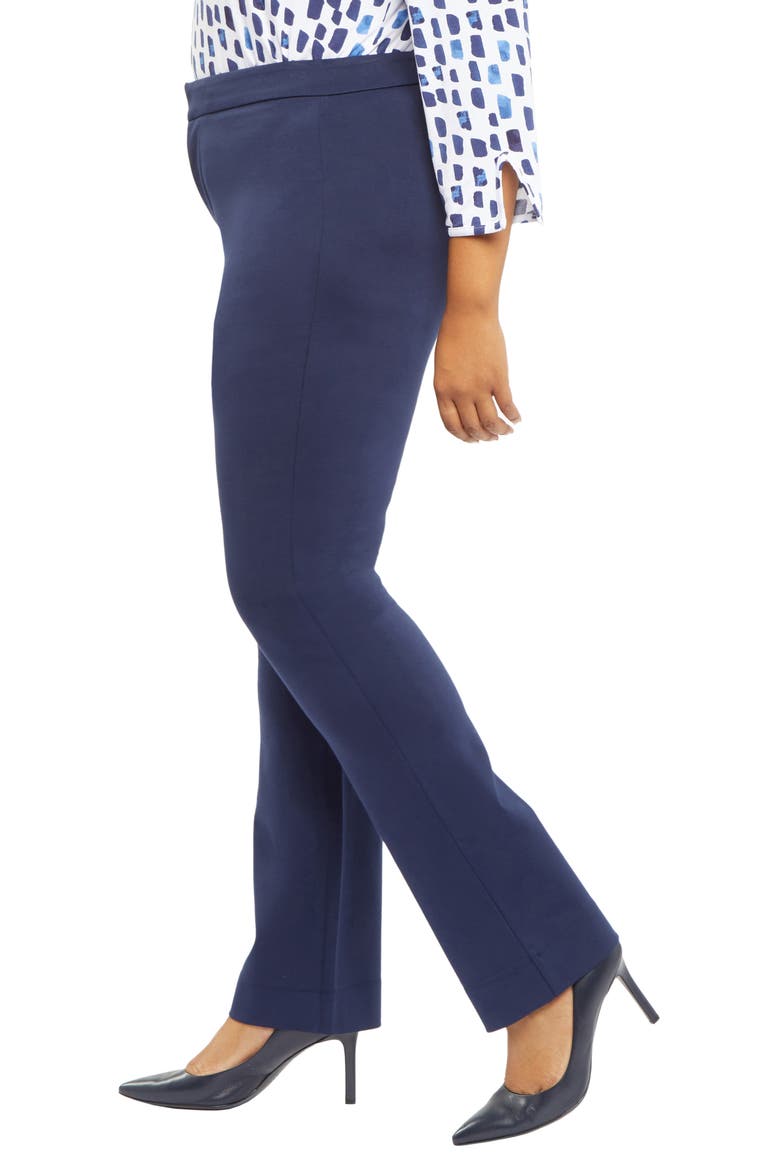 Stretch Knit Straight Leg Pants, Alternate, color, EVENING TIDE