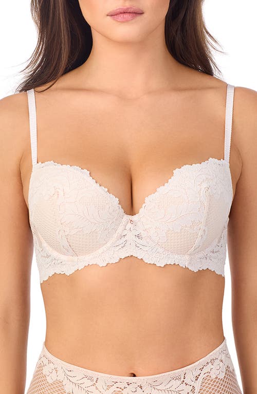 Le Mystere Le Mystère Lace Allure Underwire Demi Bra In Gray
