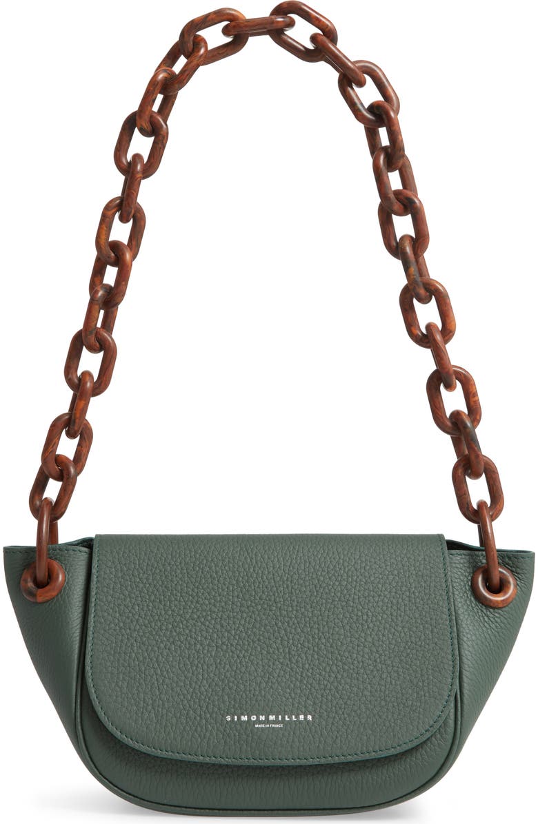 Simon Miller Bend Leather Shoulder Bag, Main, color,