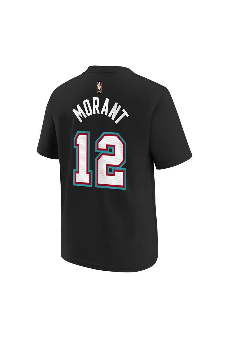 Youth Nike Ja Morant Black Memphis Grizzlies Name & Number T-Shirt - Classic Edition, Alternate, color, Black