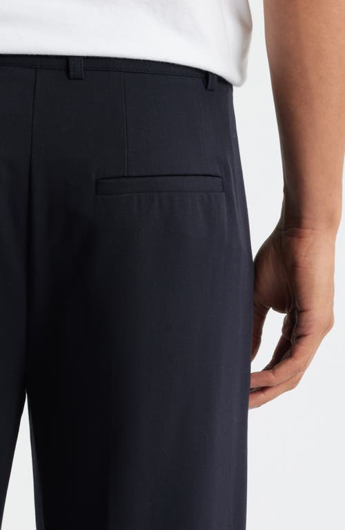 Krost Eco Pleated Trousers In Blue