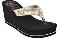 GUESS Sarraly Eva Platform Flip Flop