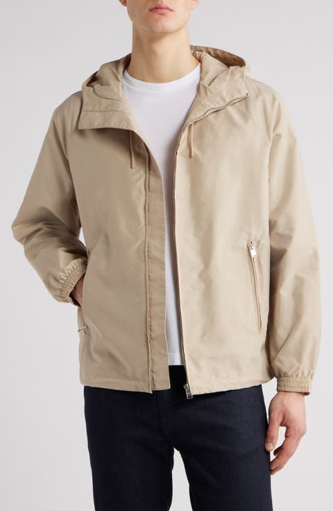 Clouds Hooded Water Repellent Jacket