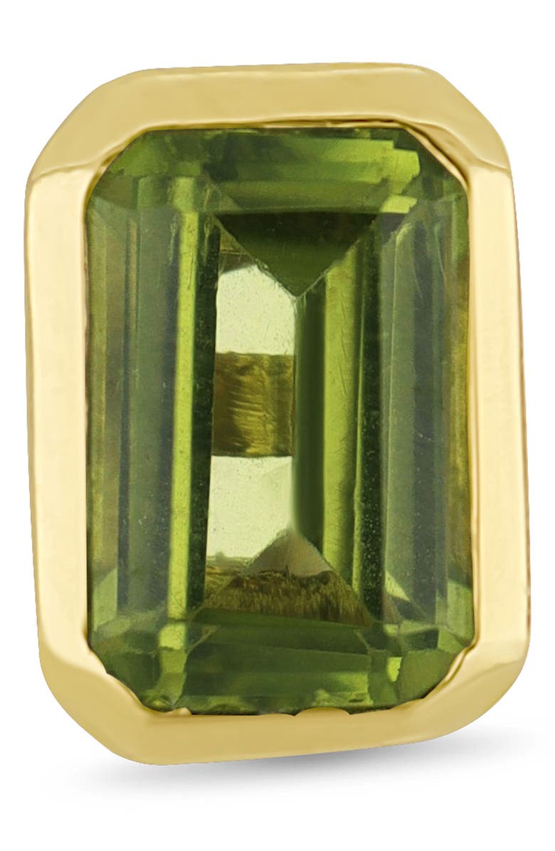 Bony Levy 14K Gold Peridot Stud Earrings, Alternate, color, 14K Yellow Gold