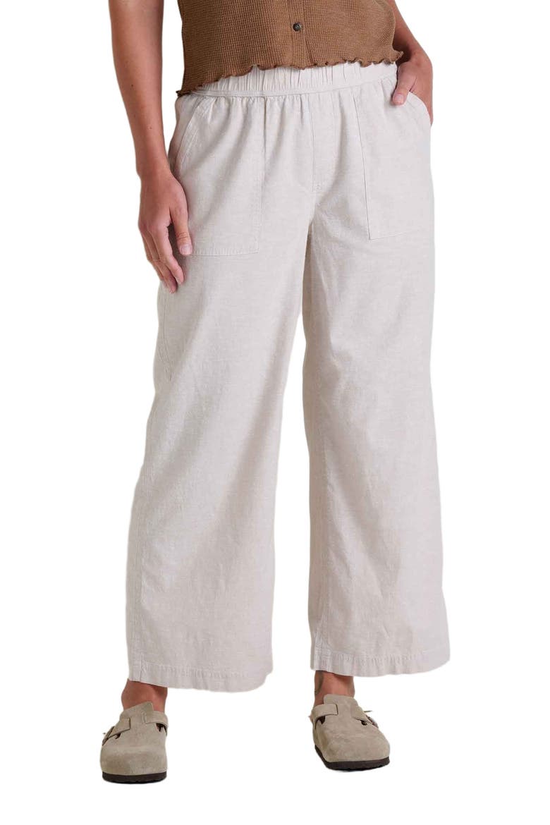 Women's Taj Hemp Wide Leg Pant, Main, color, Oatmeal