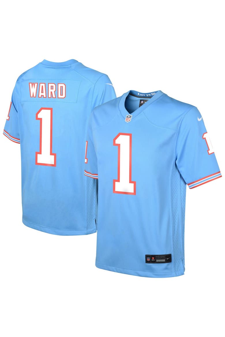Youth Nike Cameron Ward Light Blue Tennessee Titans Alternate Game Jersey, Main, color, Light Blue