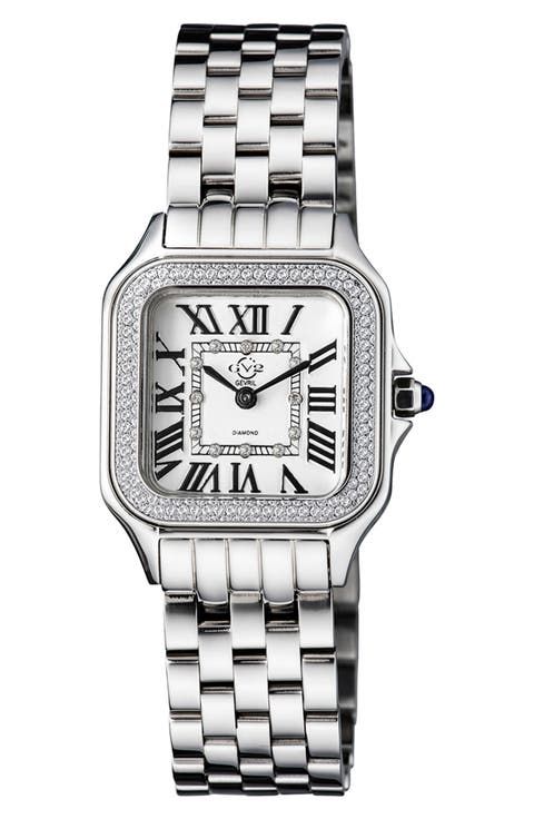 Women's Milan Diamond Dial Bracelet Watch, 27.5mm