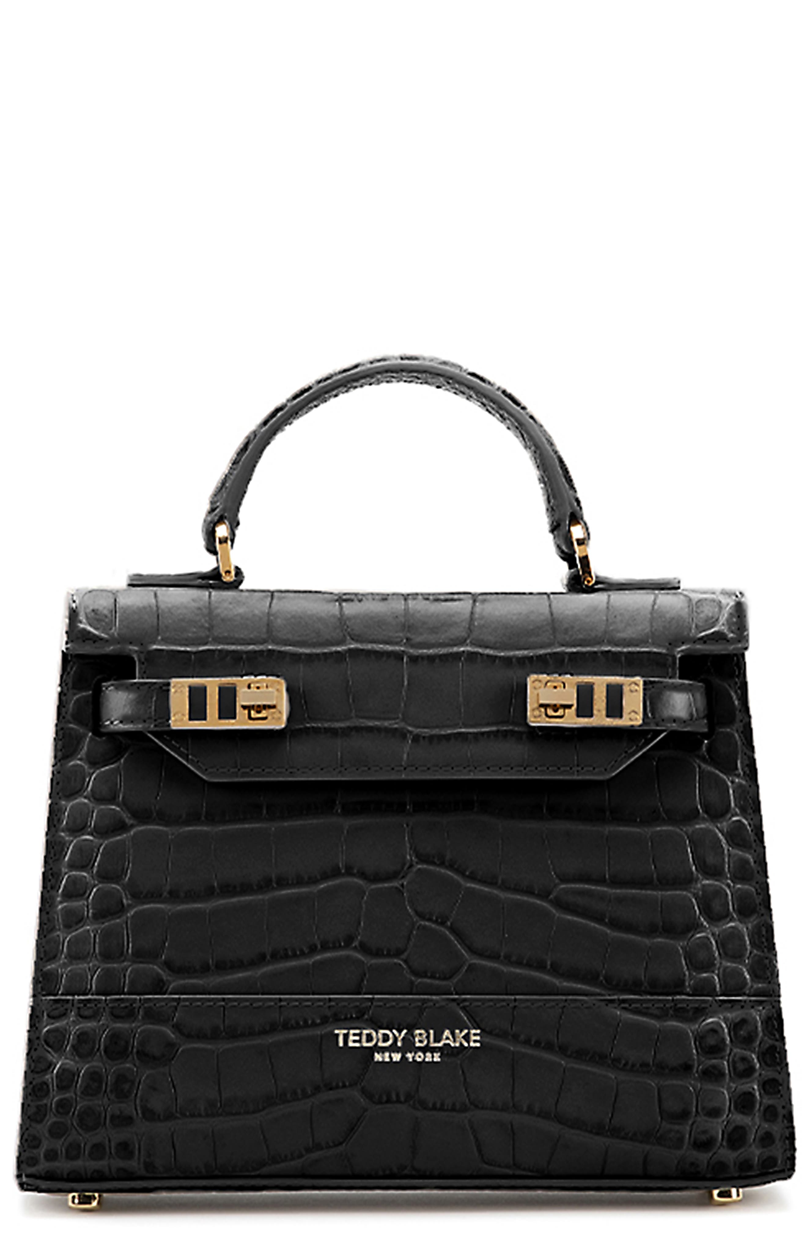 Teddy Blake Kim Croco 9", Main, color, Black