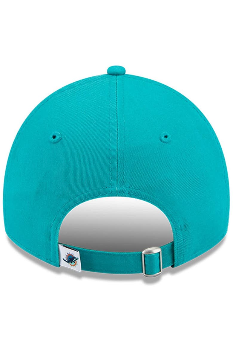 Men's New Era  Aqua Miami Dolphins 2025 Rivalries Collection Team 9TWENTY Adjustable Hat, Alternate, color, Aqua
