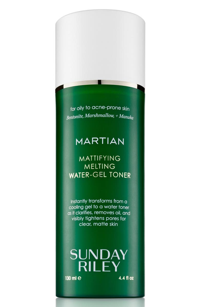Sunday Riley Martian Mattifying Melting Water-Gel Toner, Main, color,