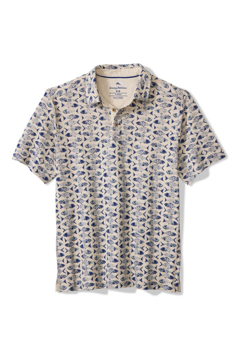 Sardina Soirée Polo, Alternate, color, BLUE/ NATURAL