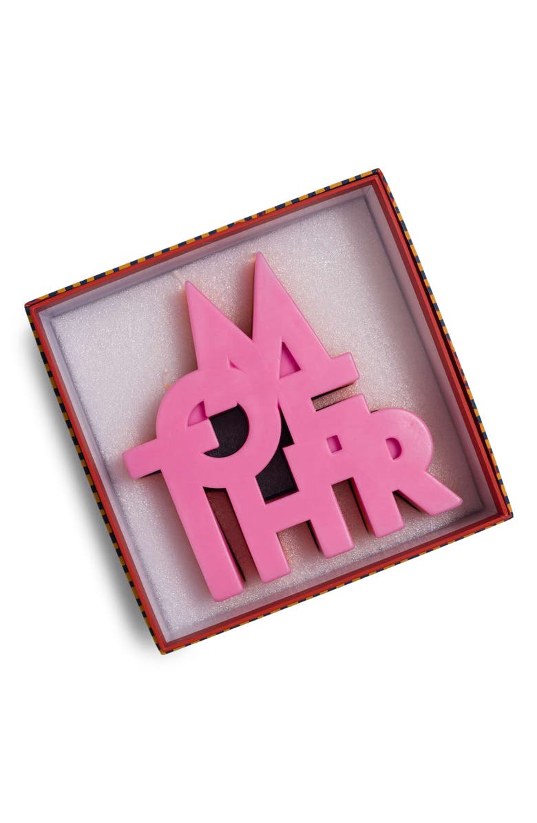 MOTHER The Burnout Mother Three-Wick Candle, Alternate, color, Blue Orange Pink