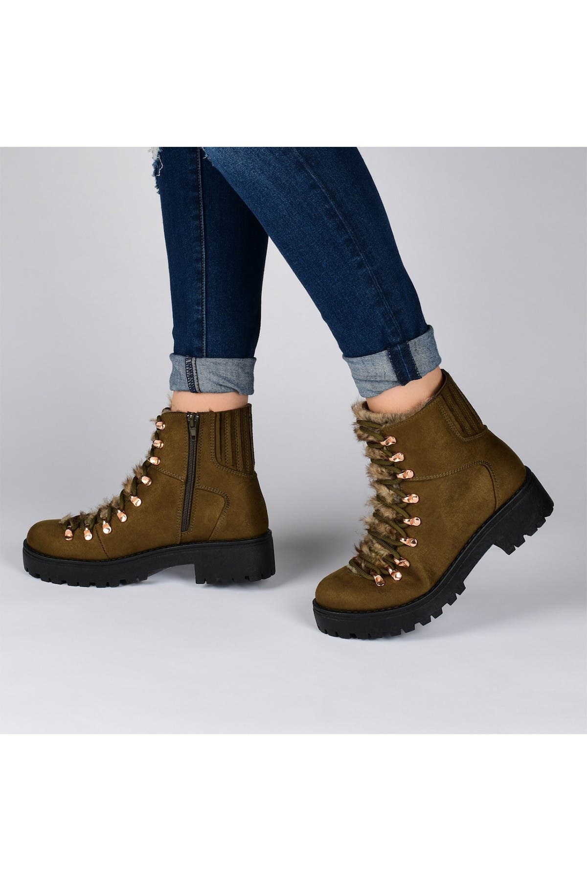 Journee Collection Trail Boot, Alternate, color, 