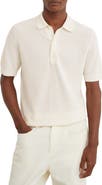 Reiss Warren Basket Stitch Polo Sweater