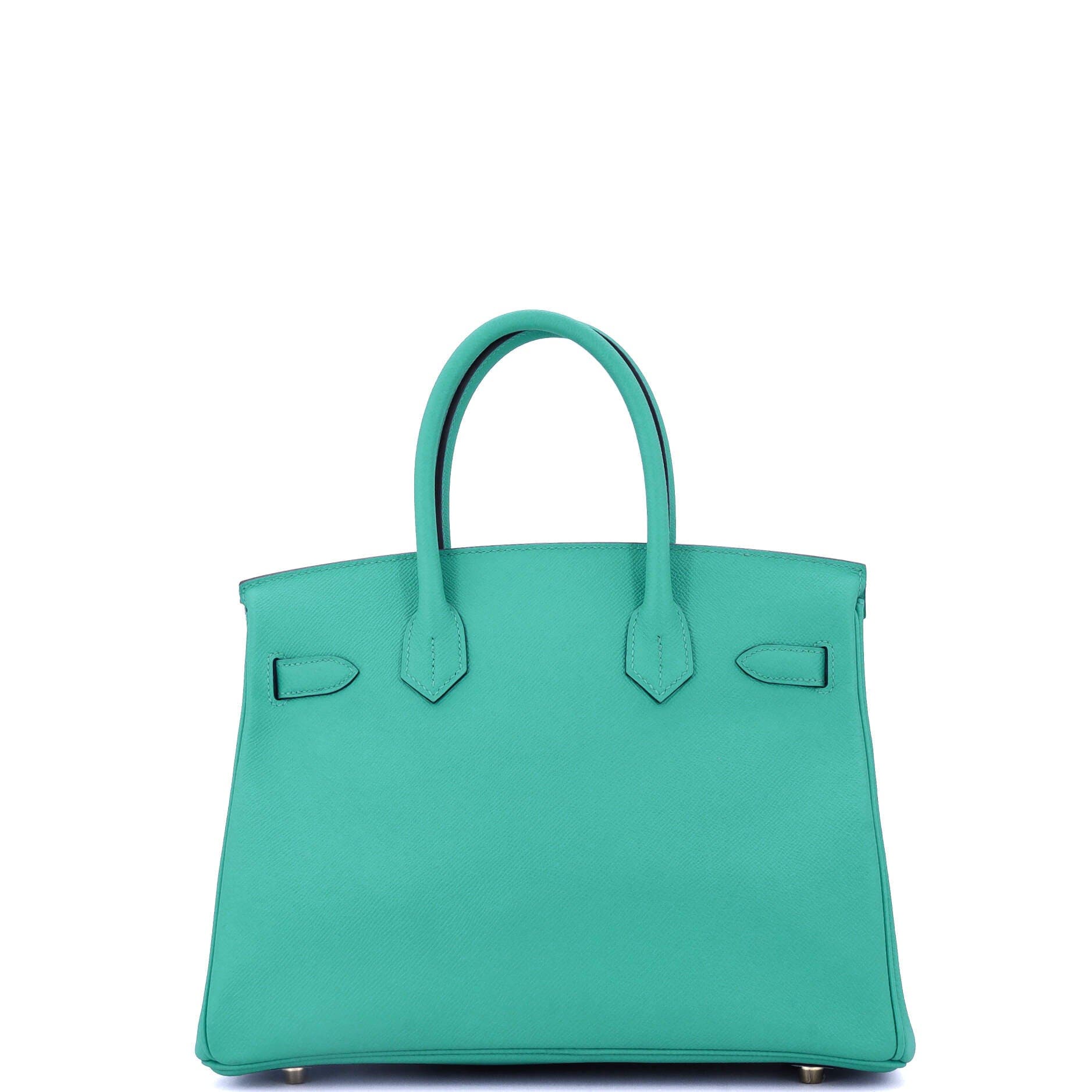 Pre-Owned Hermes Birkin Handbag Green Epsom with Gold Hardware 30, Alternate, color, Vert Verone