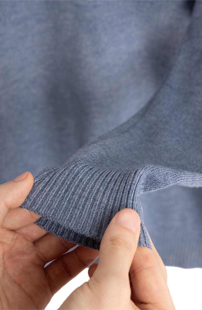 XRAY Basic Turtleneck Sweater, Alternate, color, Heather Slate