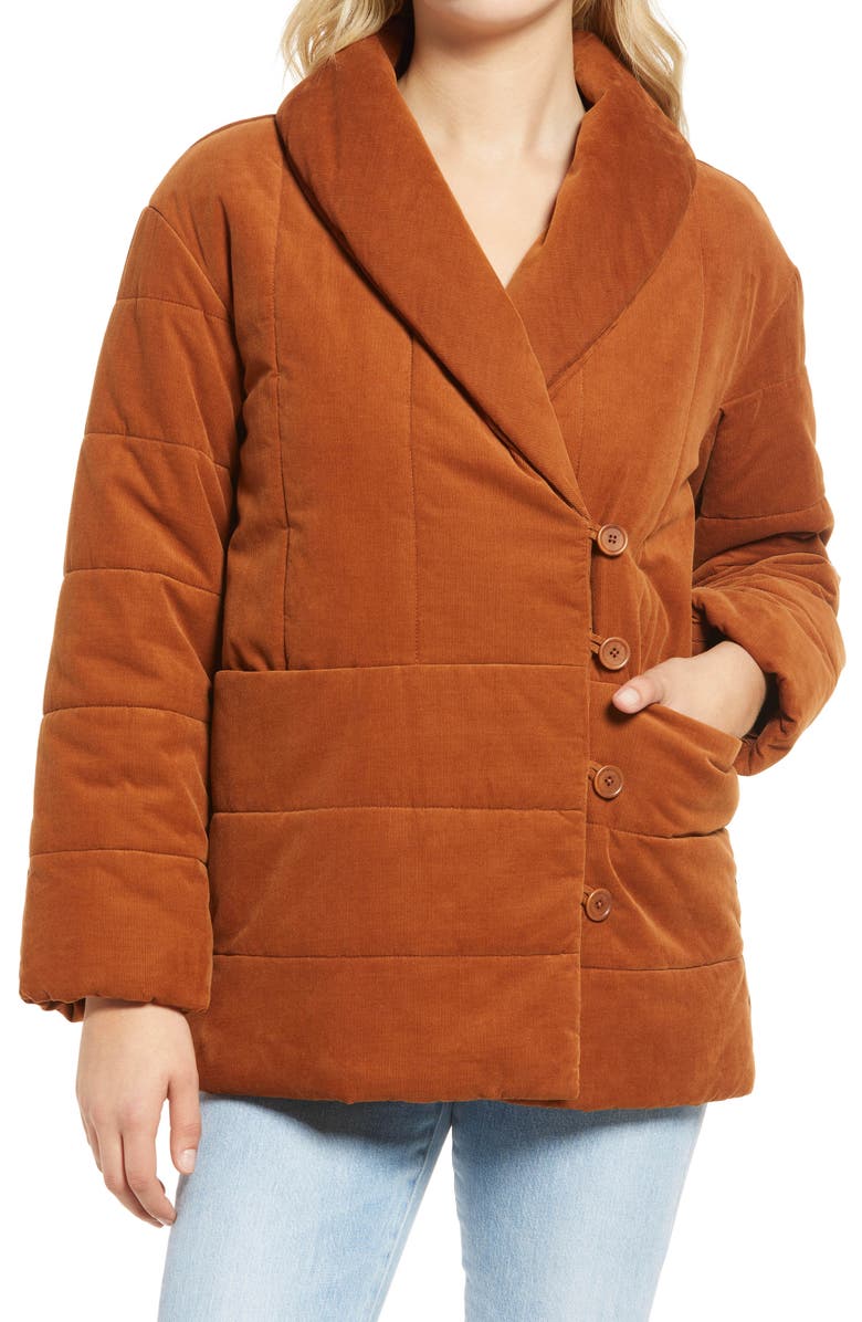 Madewell Ensley Quilted Corduroy Jacket, Alternate, color,