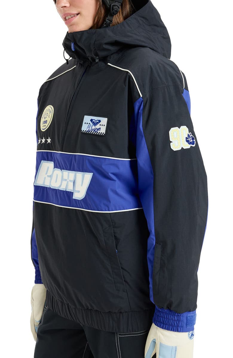 Roxy Chloe Kim Anorak, Alternate, color, Anthracite